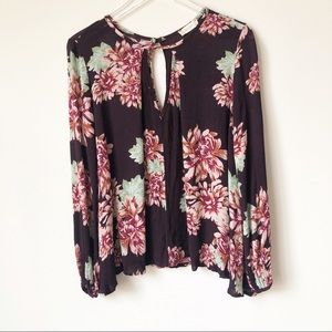 Altar’d State Floral V-Neck Top